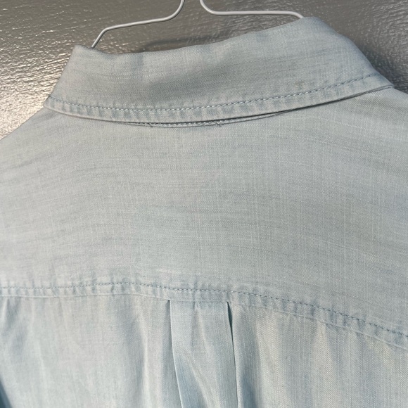 Half-Button Denim Shirt (3) size 16-18-dry cleaned - Picture 5 of 6